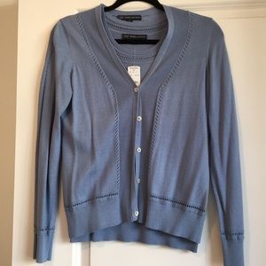 🎀Brooks Brothers Blue Cardigan